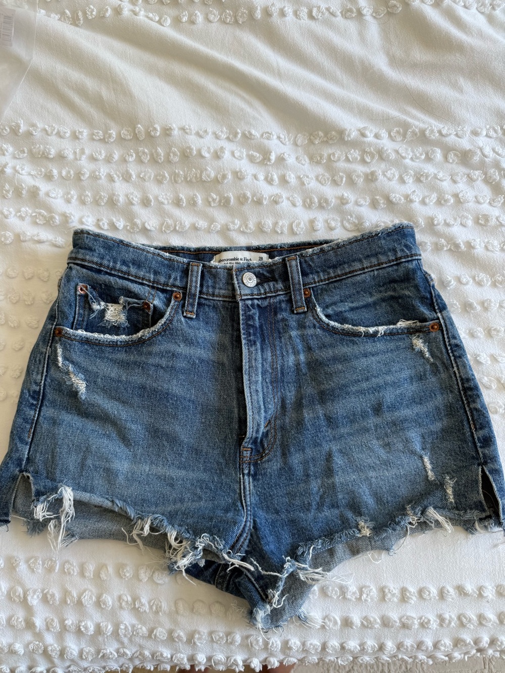 Abercrombie High Rise Mom Shorts